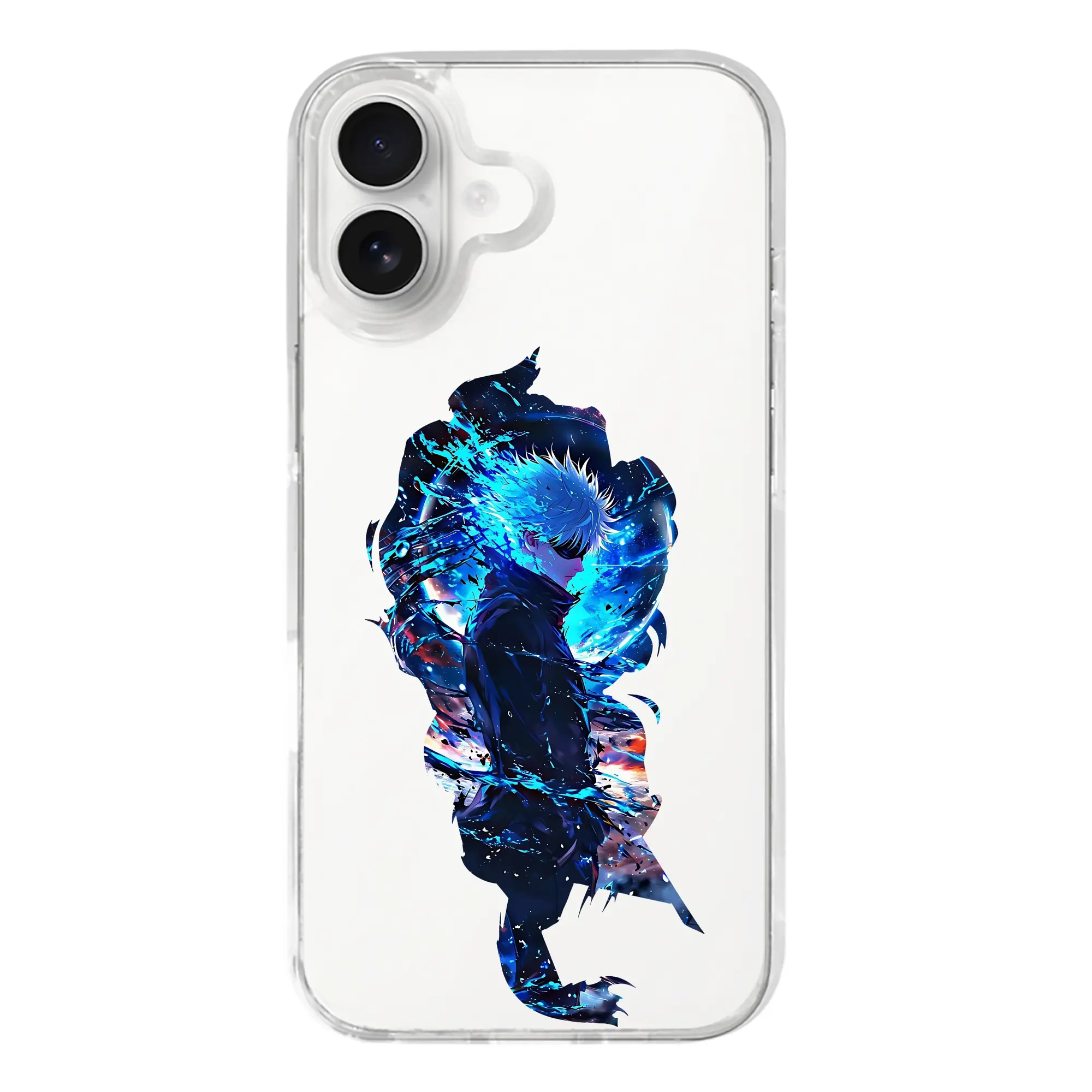 呪術廻戦 グッズ,五条 悟 - iPhone 17シリーズ 透明スマホケース – 薄型・耐衝撃・精密フィット保護カバー